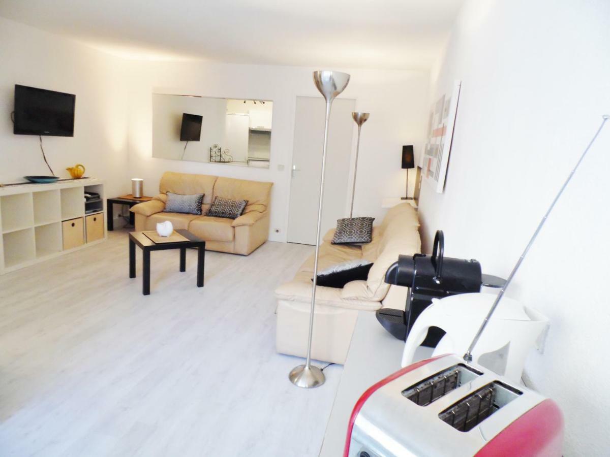 Cannes Plage 2Mn/45M2/Vue Mer/Inernet/Clim/Parking Prive Bagian luar foto